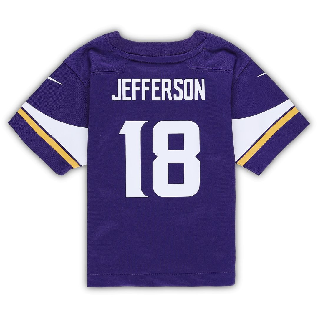 Justin Jefferson Minnesota Vikings Nike Infant Team Player Game Jersey - Purple