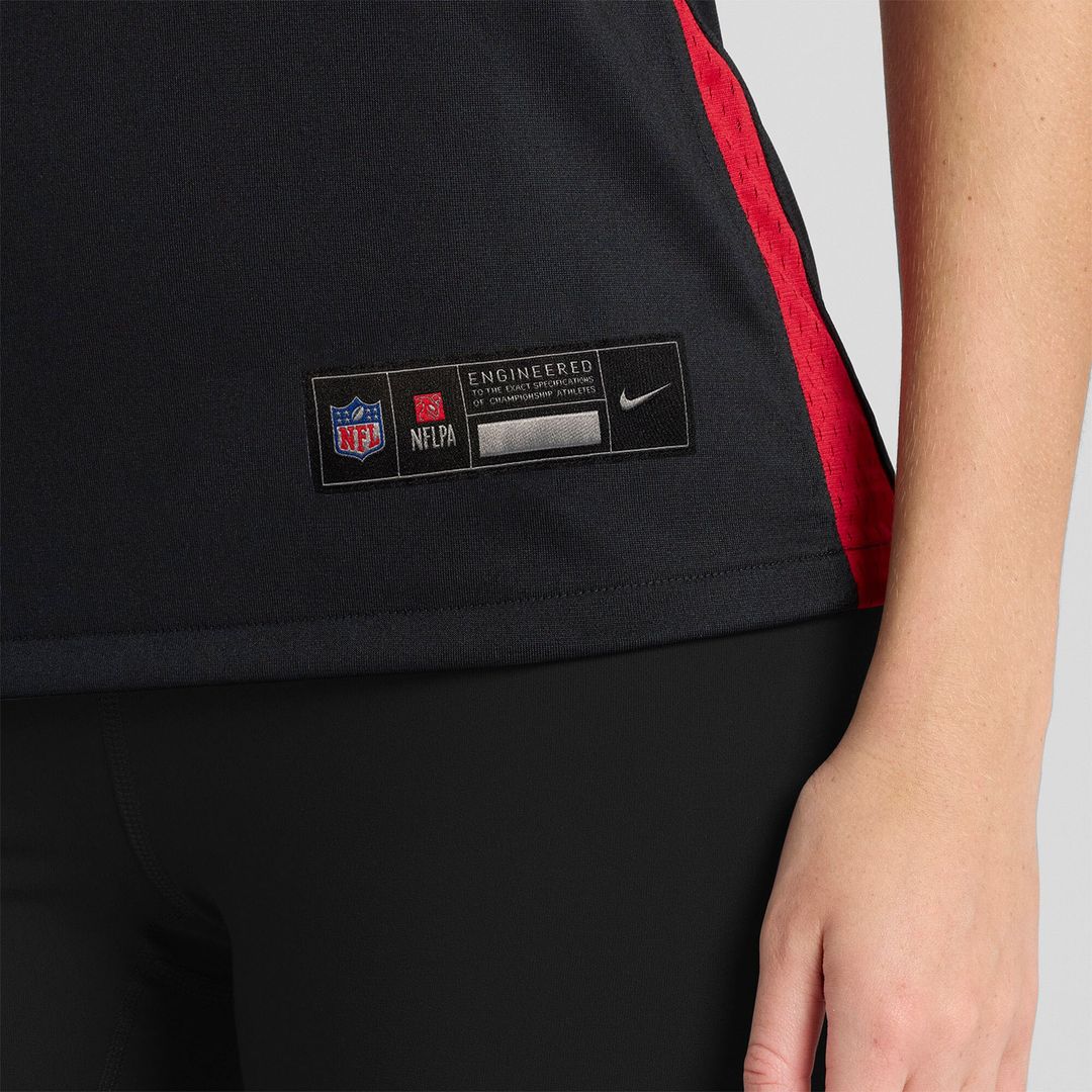 Nathan Carter Atlanta Falcons Nike Women's Team Game Jersey - Black