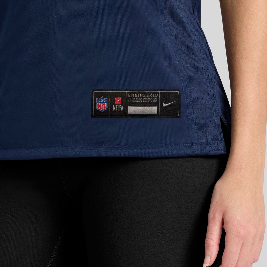 Efton Chism III New England Patriots Nike Women's Team Game Jersey - Navy