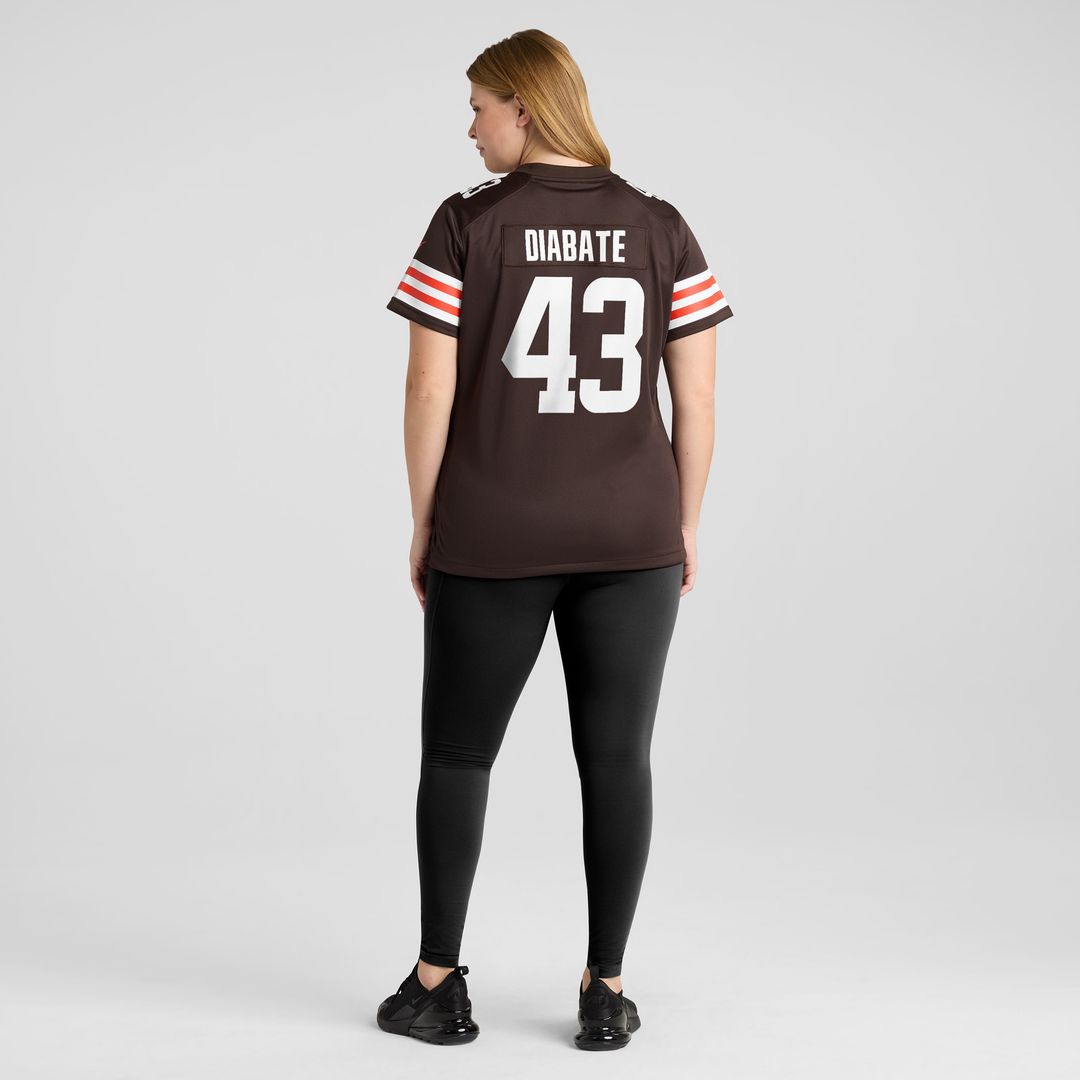 Mohamoud Diabate Cleveland Browns Nike Women's Team Game Jersey - Brown