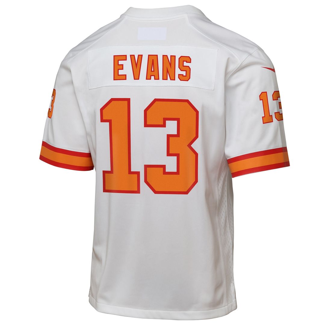 Mike Evans '76 Tampa Bay Buccaneers Youth Game Jersey - White