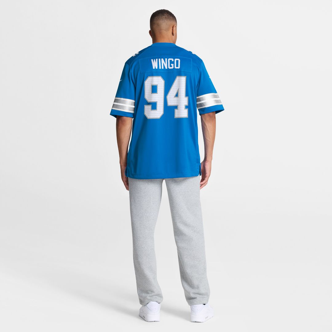 Mekhi Wingo Detroit Lions Nike Team Game Jersey - Blue