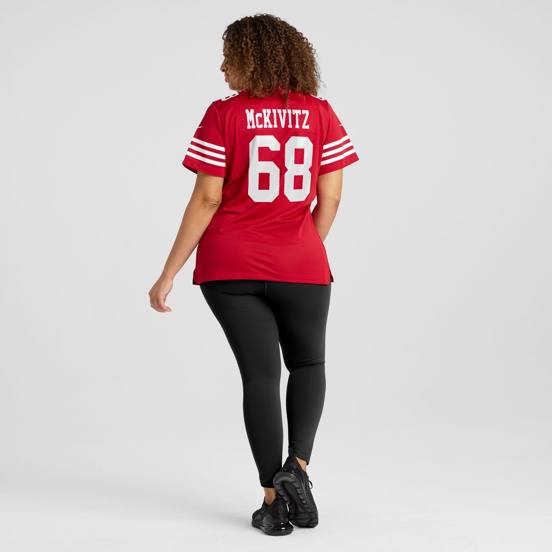 Colton McKivitz San Francisco 49ers Nike Women's Team Game Jersey - Scarlet