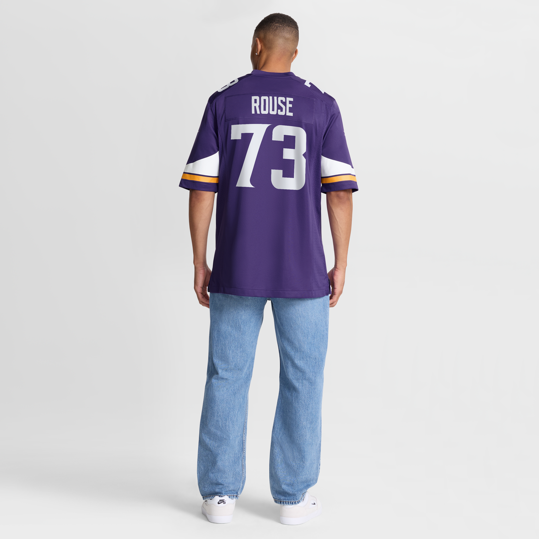 Walter Rouse Minnesota Vikings Nike Team Game Jersey - Purple