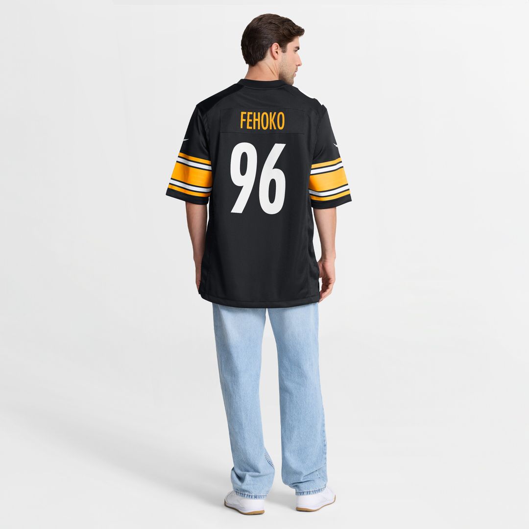 Breiden Fehoko Pittsburgh Steelers Nike Game Jersey - Black