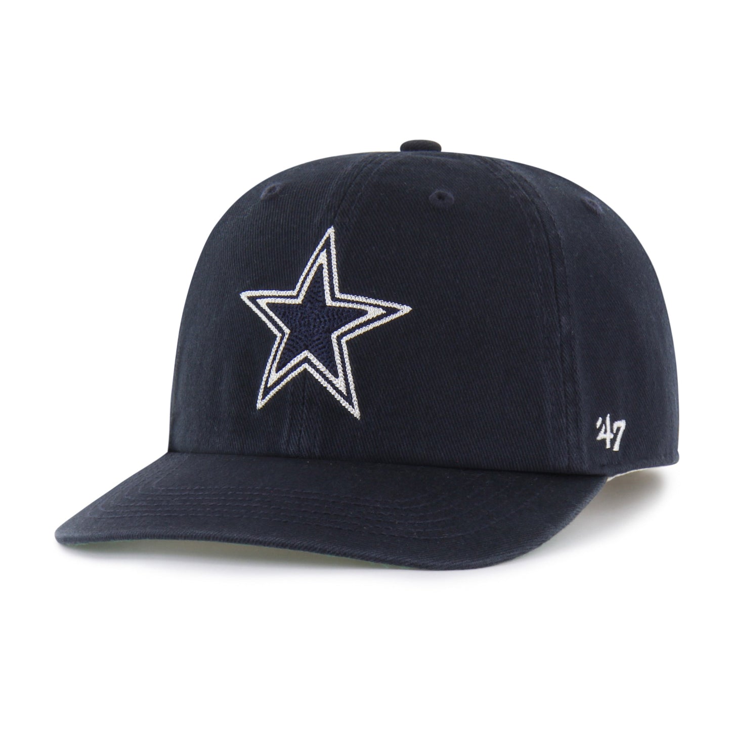 DALLAS COWBOYS CHAIN SIDE STITCH '47 CLEAN UP FLAT BRIM