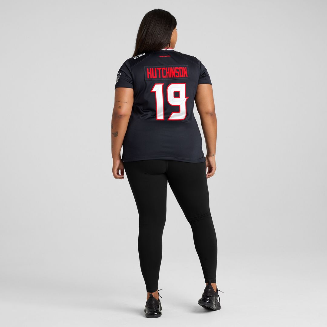 Xavier Hutchinson Houston Texans Nike Women's Team Game Jersey - Navy