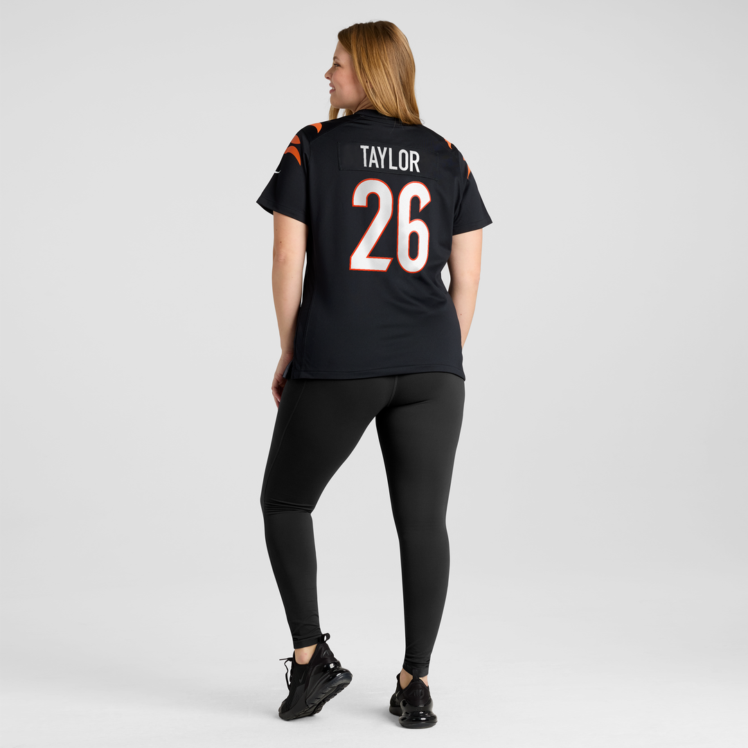 Ja'Sir Taylor Cincinnati Bengals Nike Women's Team Game Jersey - Black
