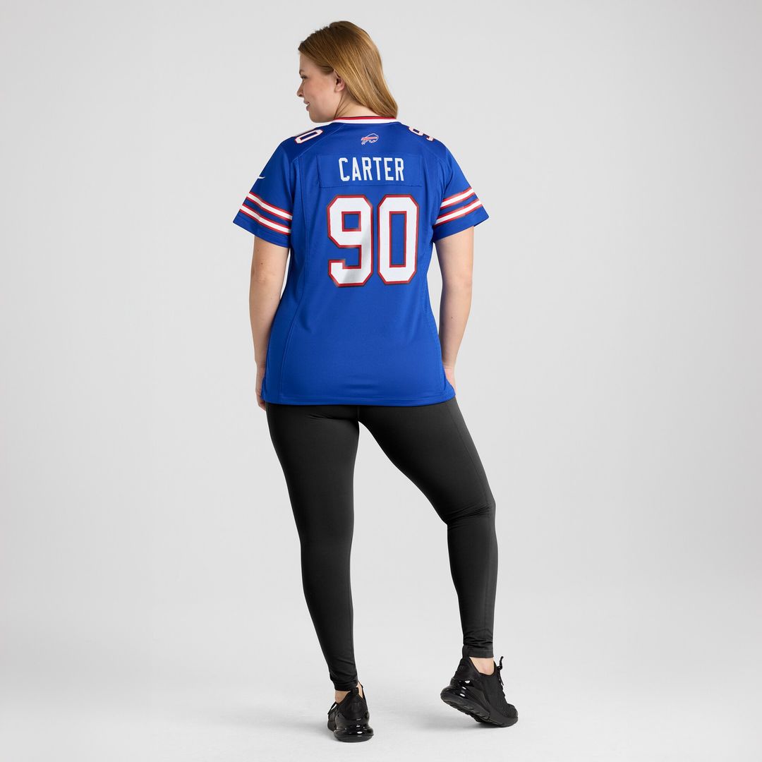 DeWayne Carter Buffalo Bills Nike Women's Game Jersey - Royal