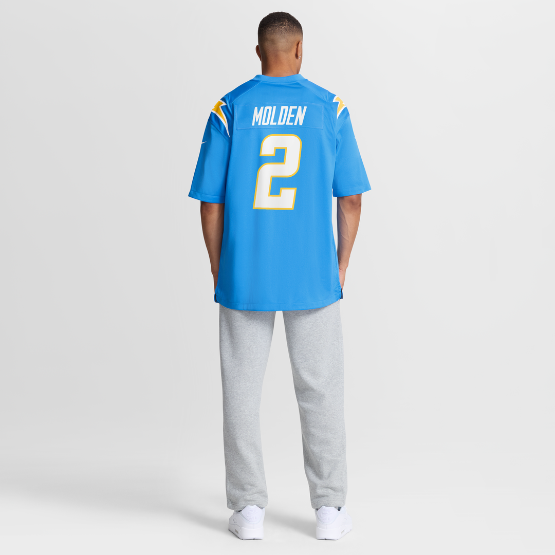 Elijah Molden Los Angeles Chargers Nike Team Game Jersey - Powder Blue