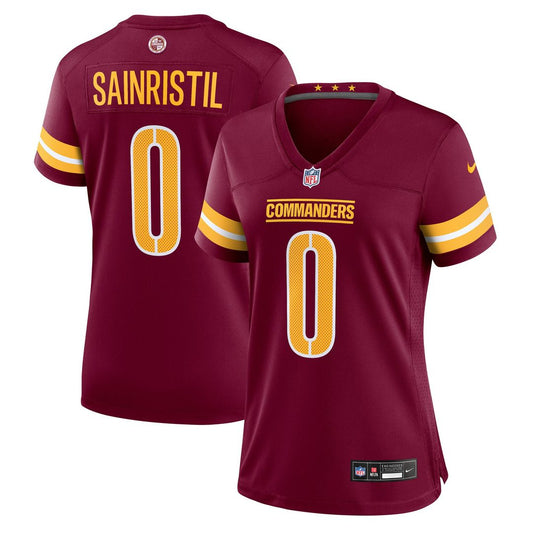 Mike Sainristil Washington Commanders Nike Women's Team Game Jersey -  Burgundy