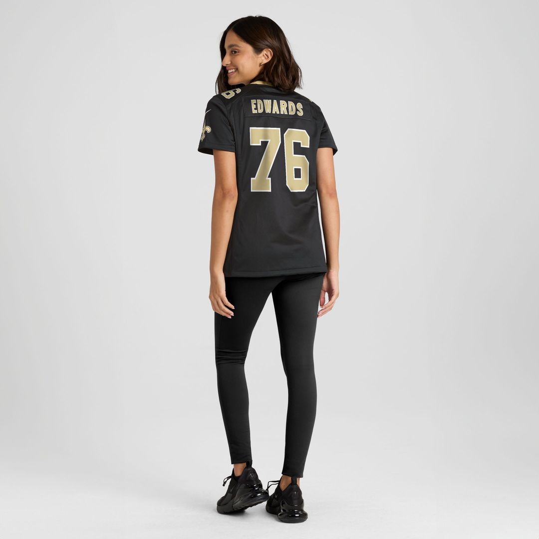 David Edwards New Orleans Saints Nike Women's Team Game Jersey -  Black