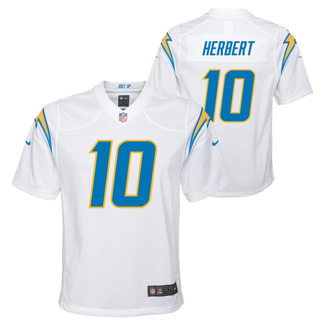 Justin Herbert Los Angeles Chargers Nike Youth Game Jersey - Powder Blue