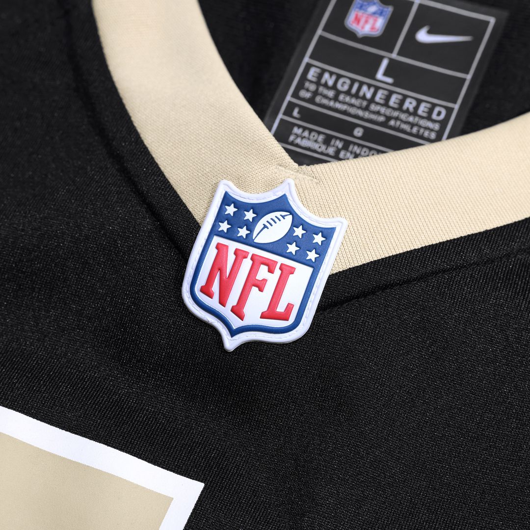 Dillon Radunz New Orleans Saints Nike Team Game Jersey -  Black