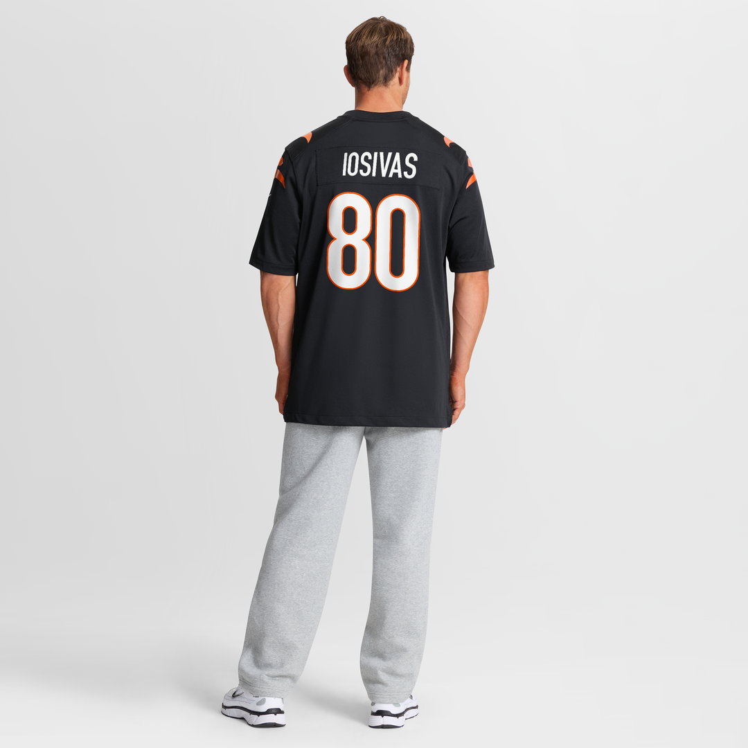 Andrei Iosivas Cincinnati Bengals Nike Team Game Jersey -  Black