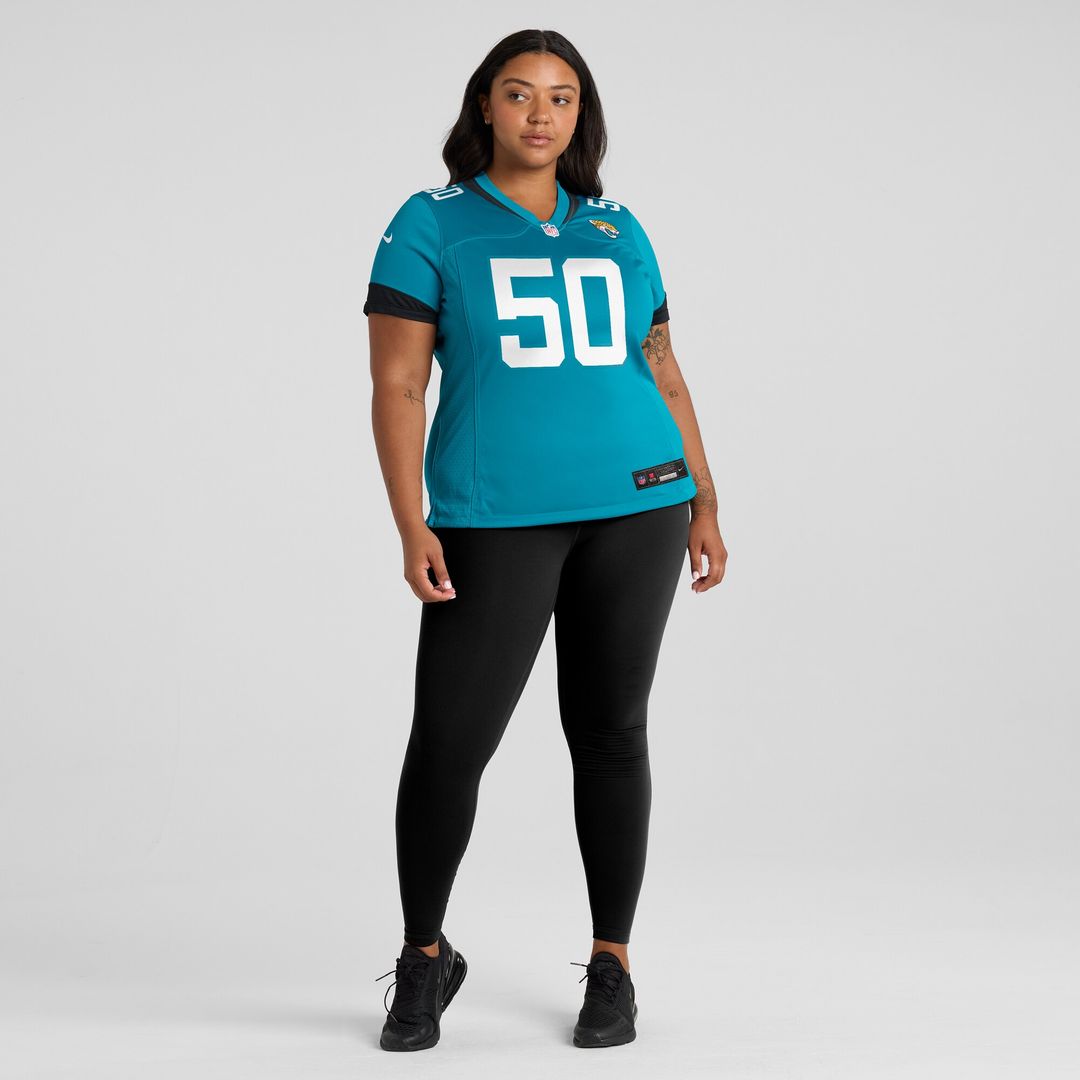 Shaquille Quarterman Jacksonville Jaguars Nike Women's Game Jersey - Teal