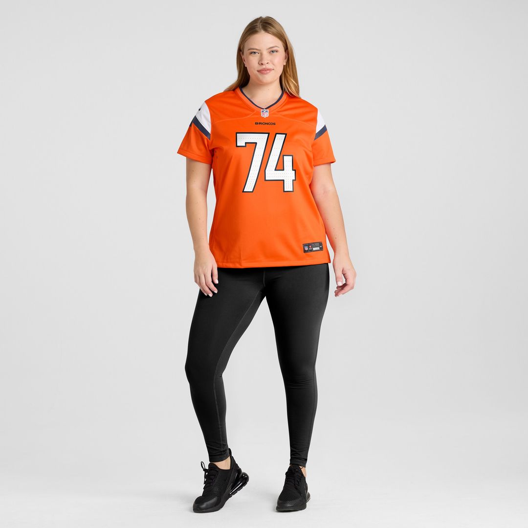 Ben Powers Denver Broncos Nike Women's Team Game Jersey -  Orange