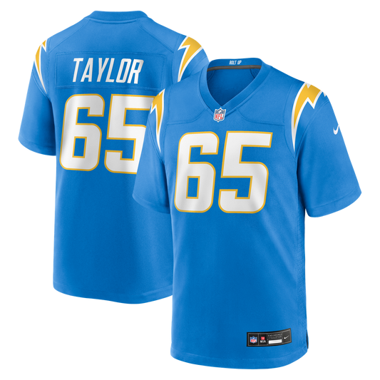 Logan Taylor Los Angeles Chargers Nike Team Game Jersey - Powder Blue