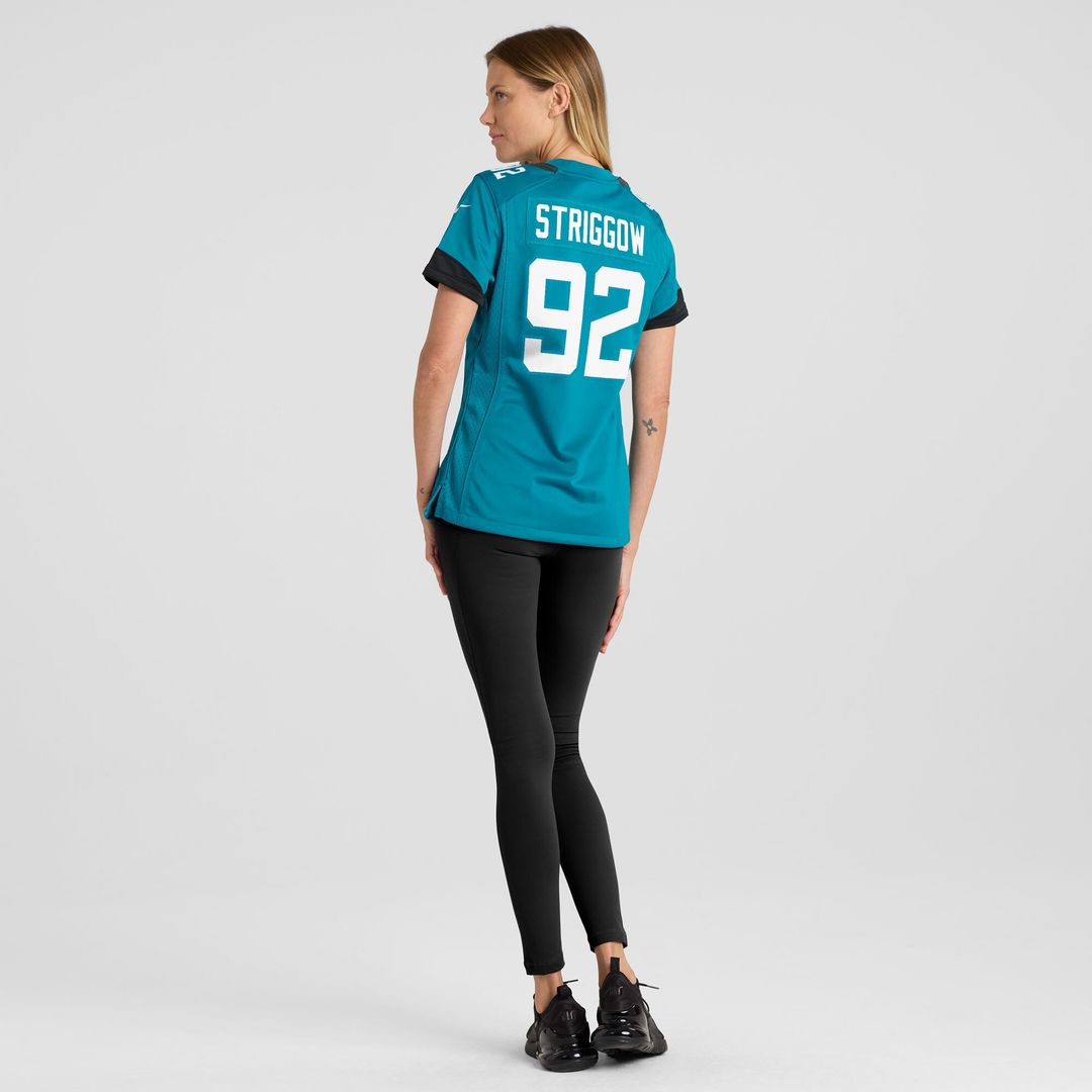 Danny Striggow Jacksonville Jaguars Nike Women's Team Game Jersey -  Teal