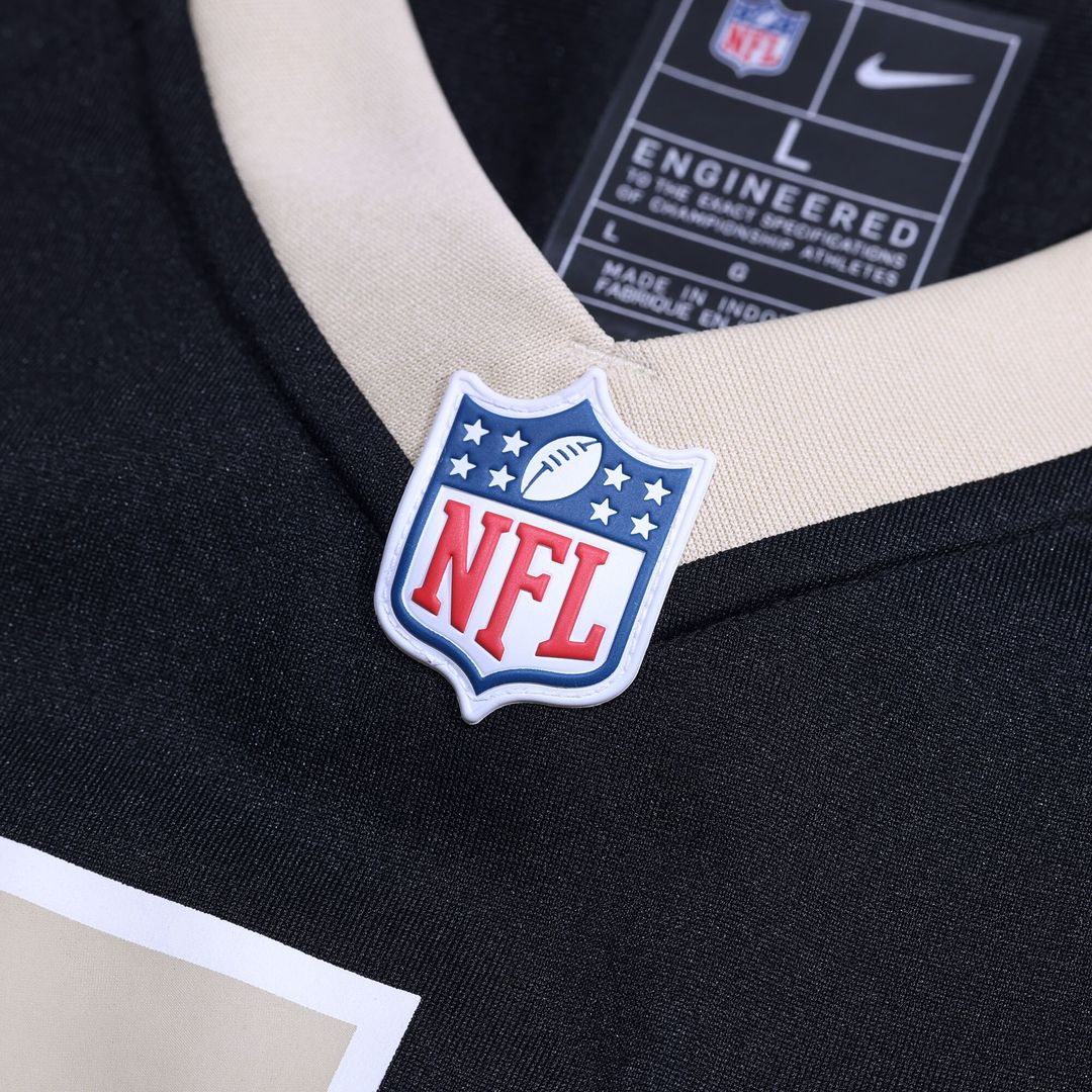 Deuce McAllister New Orleans Saints Nike Game Retired Player Jersey - Black