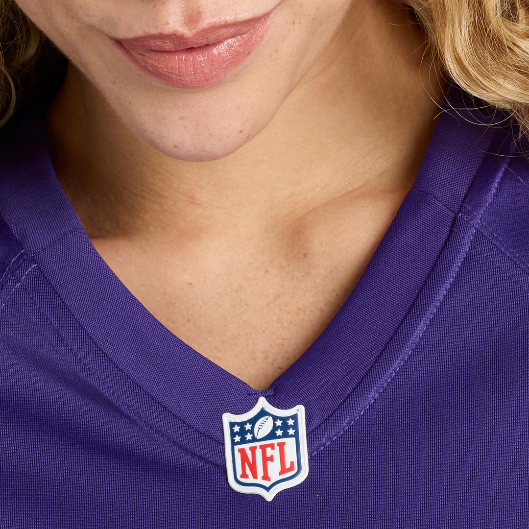 Justice Hill Baltimore Ravens Nike Women's Game Jersey - Purple