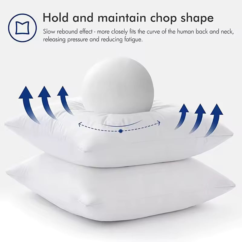 2 Decorative Pillows - 18“ x 18” Mattress Sofa Pillows - Everyday Home Pillow Inserts, Gifts for Family