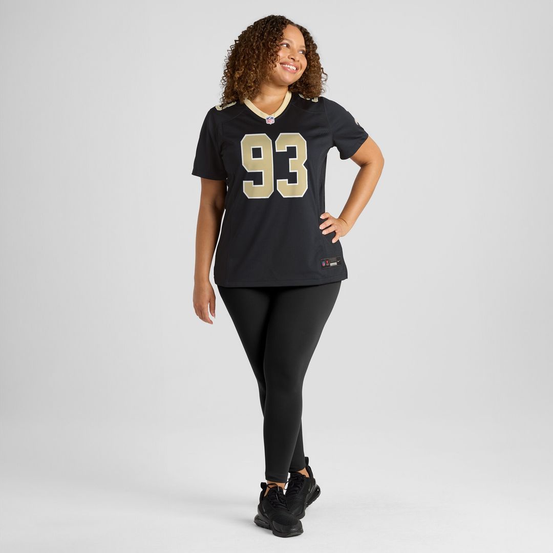Nathan Shepherd New Orleans Saints Nike Women's Game Jersey - Black