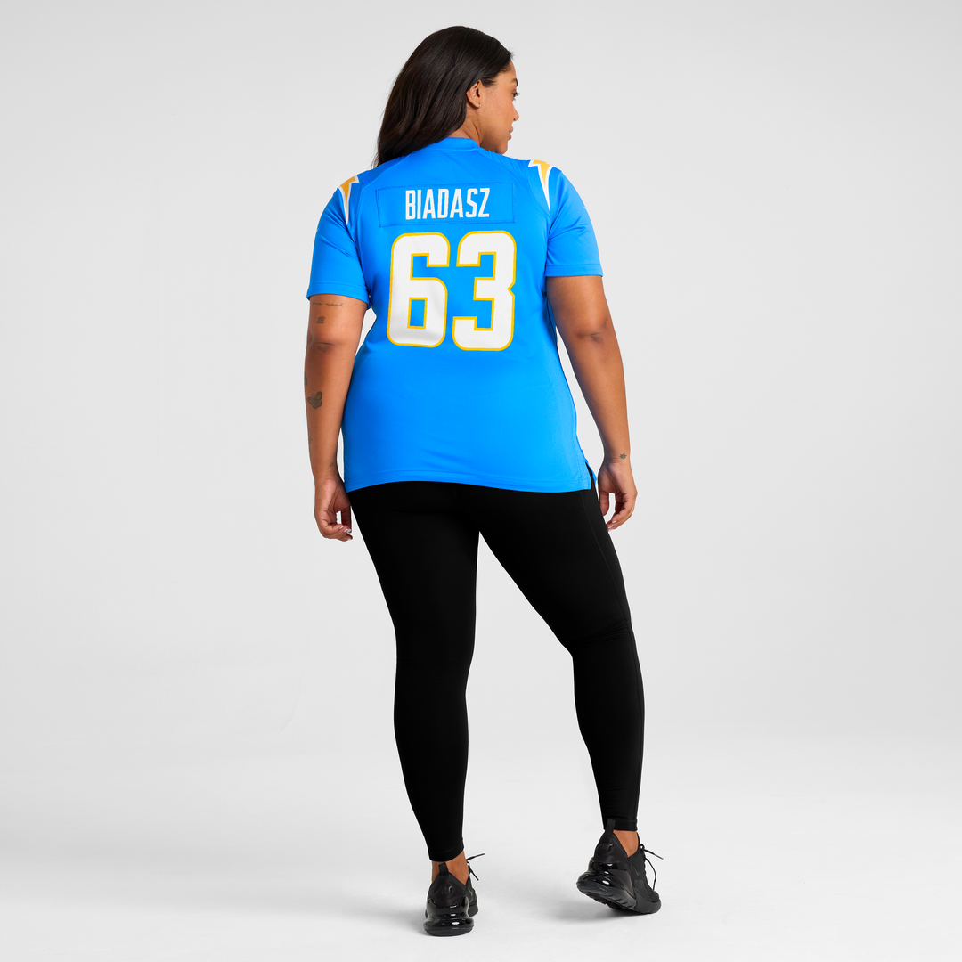 Tyler Biadasz Los Angeles Chargers Nike Women's Team Game Jersey -  Powder Blue