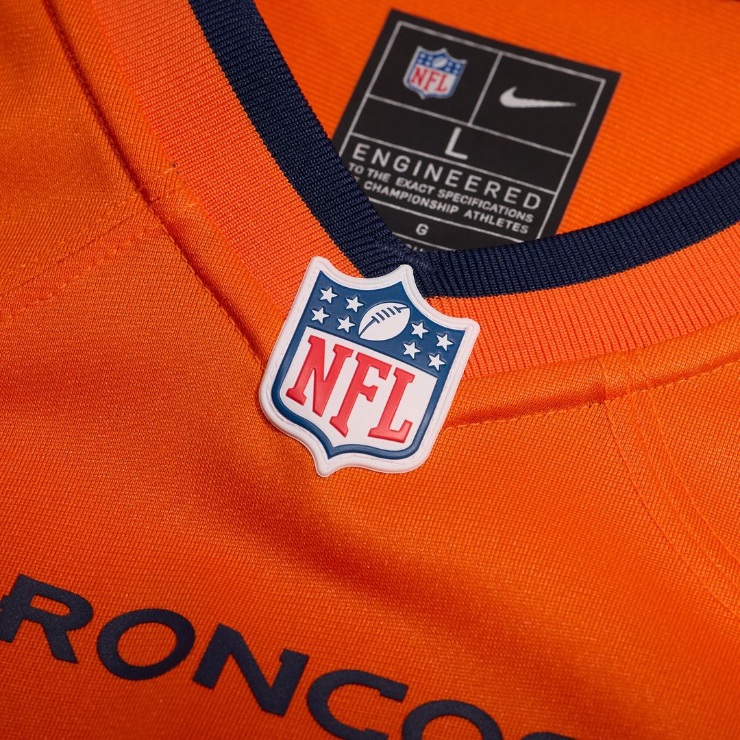 Jonah Elliss Denver Broncos Nike Team Game Jersey -  Orange