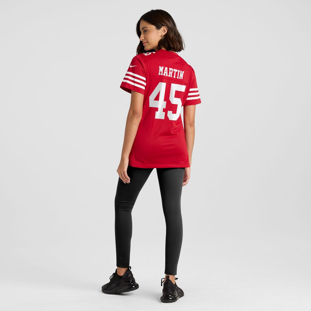 Nick Martin San Francisco 49ers Nike Women's Team Game Jersey -  Scarlet