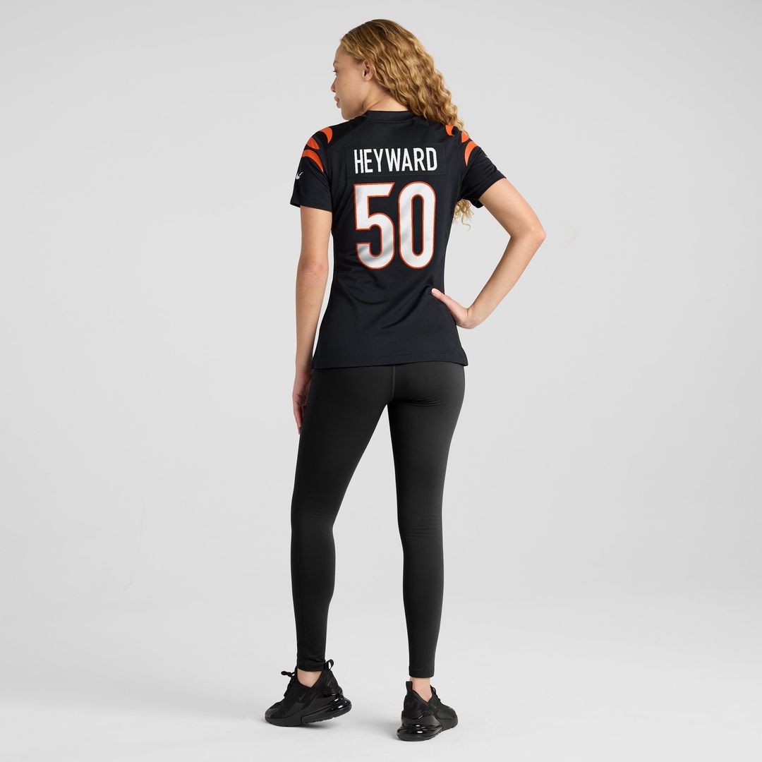 Shaka Heyward Cincinnati Bengals Nike Women's Team Game Jersey -  Black