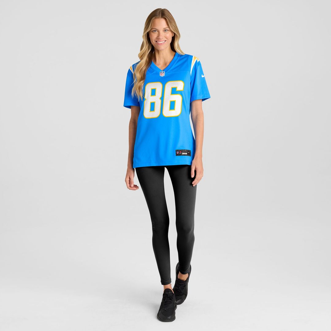 Oronde Gadsden Los Angeles Chargers Nike Women's Alternate Charger Power Game Jersey -  Gold