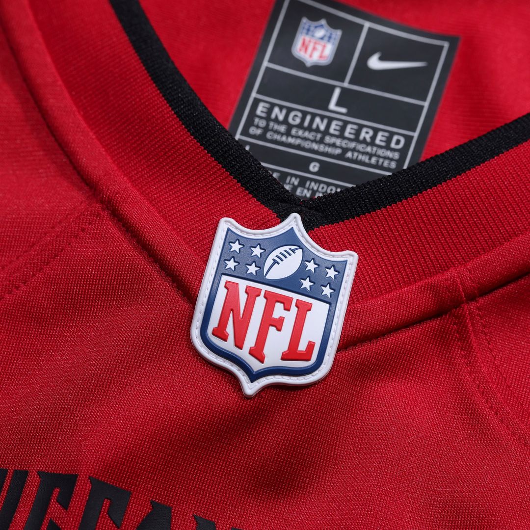 John Bullock Tampa Bay Buccaneers Nike Team Game Jersey -  Red