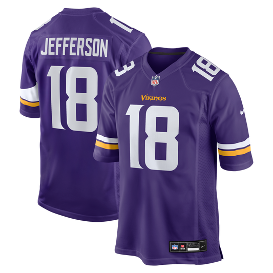 Justin Jefferson Minnesota Vikings Nike Game Jersey - Purple