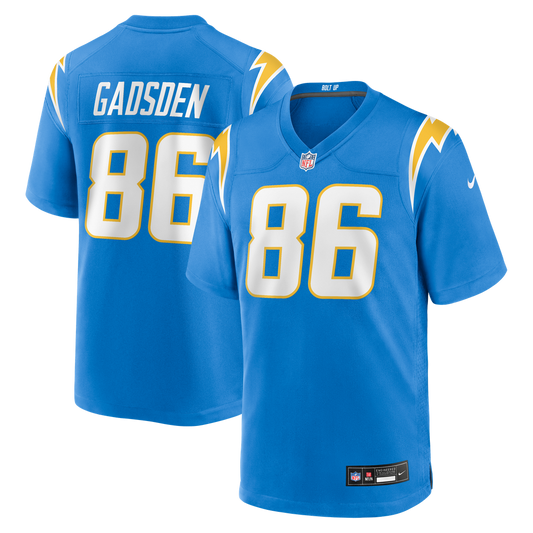 Oronde Gadsden Los Angeles Chargers Nike Team Game Jersey -  Powder Blue
